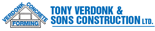Logo Verdonk & Sons Construction Ltd.